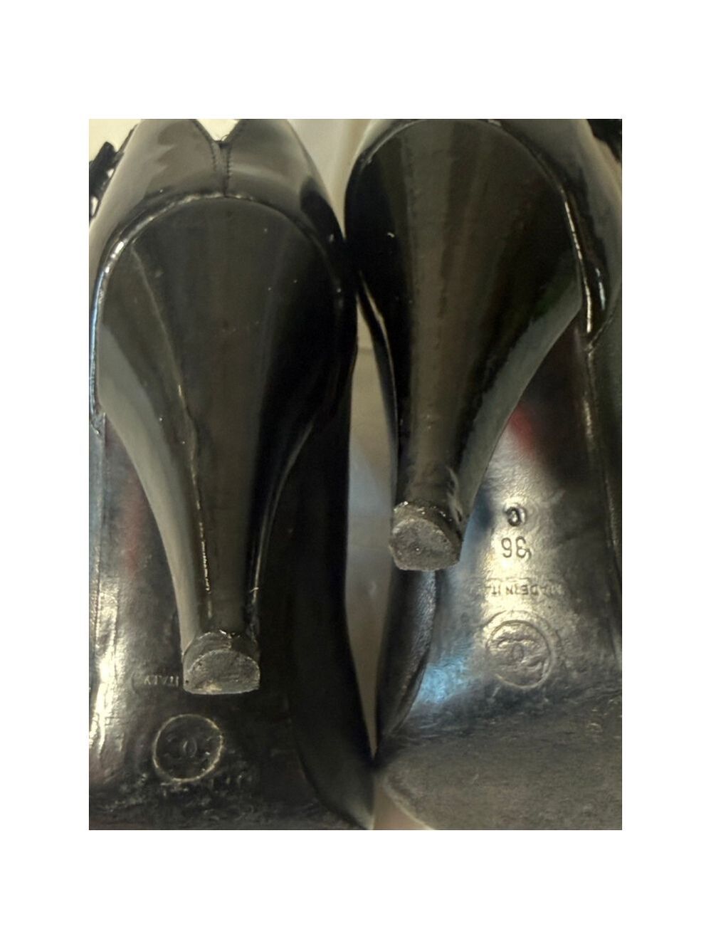 CHANEL Boots Leather Authentic size 6 - Picture 14 of 16